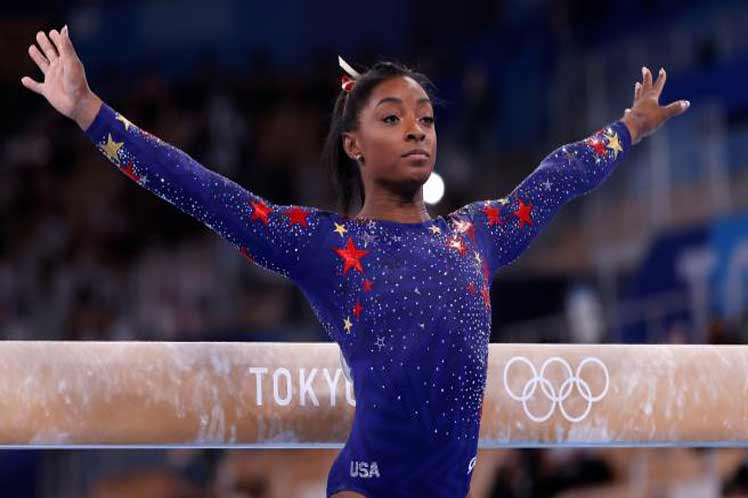 A Maestria Acrobática de Simone Biles