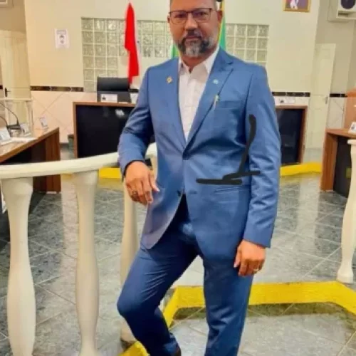 O vereador Irmão Edivaldo (MDB), de Ourilândia do Norte (PA)