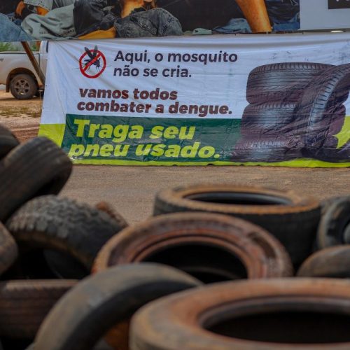 Prefeitura realiza coleta de pneus para reforçar o combate à dengue